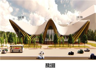 祝賀我司與四川綠建西宜公司順利簽約宜賓國際竹產品交易中心幕墻工程